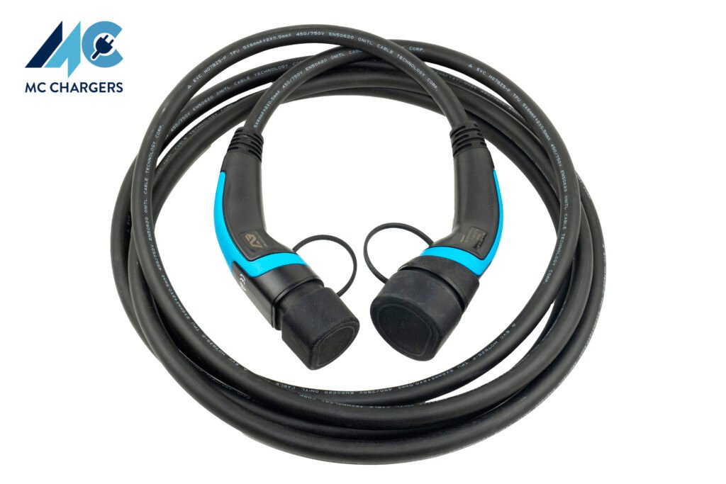 Mc chargers GT2T2522 – Ανταλλακτικό προέκτασης καλωδίου 5m Type 2-Type 2 (22kW)