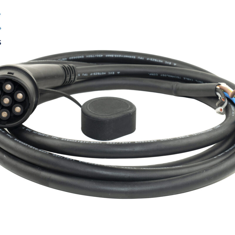 Mc chargers GT2522 – Ανταλλακτικό ακροφύσιο καλώδιο 5m Type 2 (22kW) - Image 2