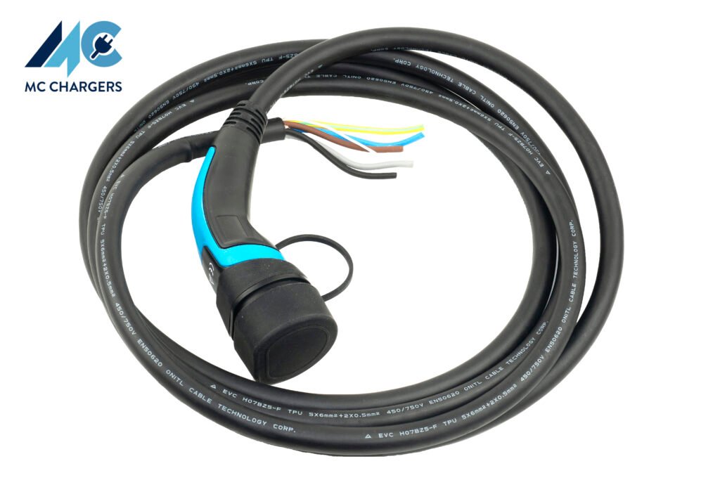 Mc chargers GT2522 – Ανταλλακτικό ακροφύσιο καλώδιο 5m Type 2 (22kW)