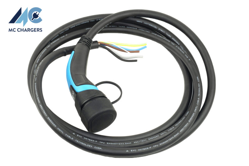 Mc chargers GT2522 – Ανταλλακτικό ακροφύσιο καλώδιο 5m Type 2 (22kW)