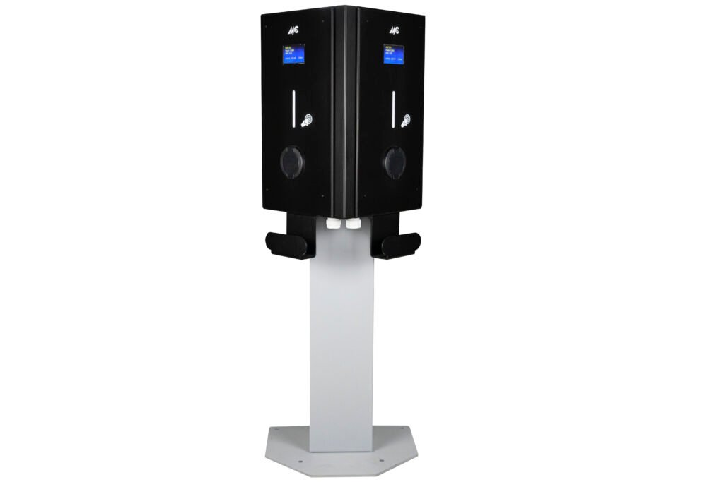 Mc chargers Base 2×22 – Επιδάπεδια βάση φόρτισης διπλής εξόδου Prisma 11kW-22kW
